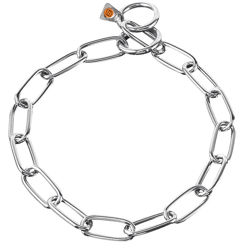 Ошейник для собак Sprenger Collar Long Link длинное звено нержавеющая сталь 4 мм 55 см (51174)