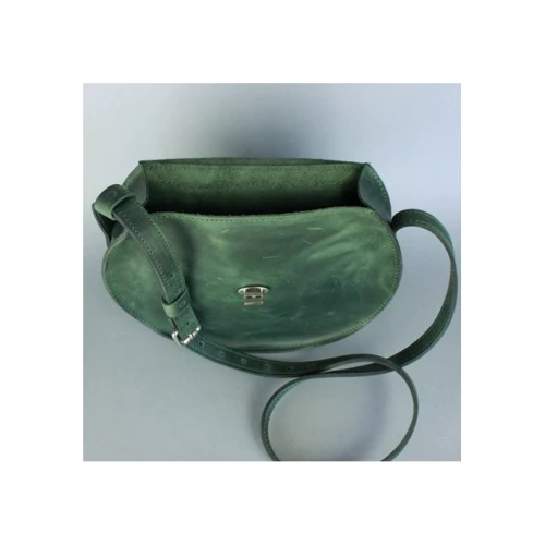 Жіноча сумка-сетчел The Wings зелена (TW-RoundBag-green-crz): Країна виробник Україна
