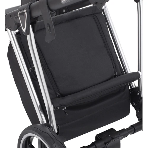Коляска 2 в 1 Adamex Belissa Special Edidion (Chrome) PS-609 графіт - графіт шкіра (перфорація): Кількість блоків 2