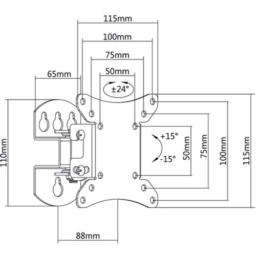 Кронштейн для ТВ ITech LCD310