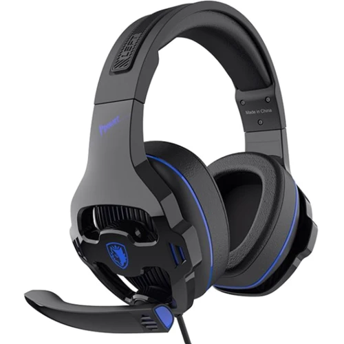 Наушники Sades SA-726 Ppower Black/Blue (sa726blj): Дополнительно регулятор громкости