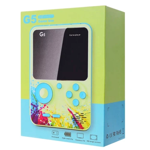 Портативная игровая консоль PRC G5 pink (38098): Рекомендуемый возраст от 3 лет