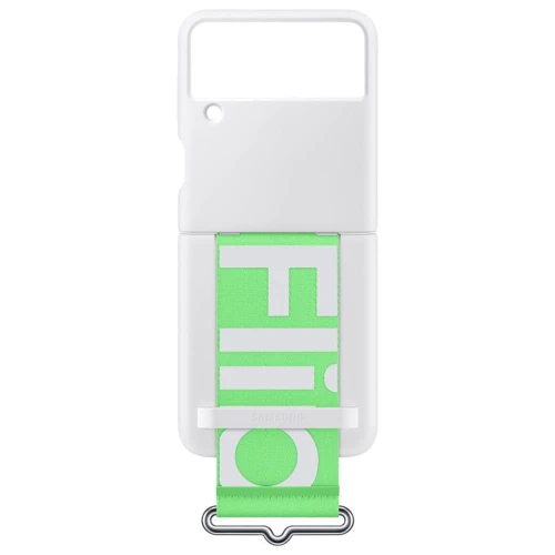 Чохол для телефона Samsung Silicone with Strap Cover White (EF-GF711TWEGRU) для Samsung F711 Galaxy Flip 3 фото 7
