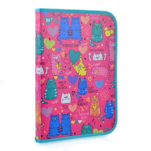 Папка для праці пласт. на блискавки FC Lovely Cats (491 586)