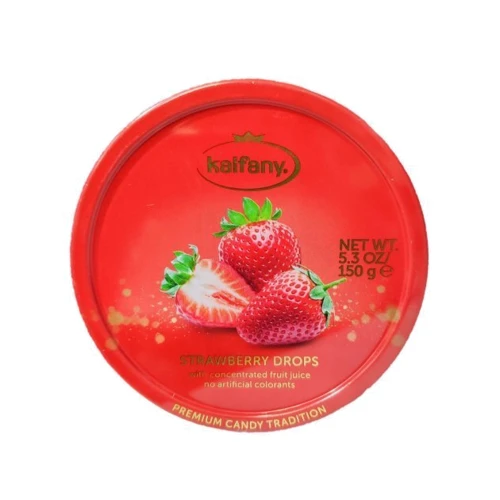 Льодяники Kalfany Strawberry Candies полуниця 150г
