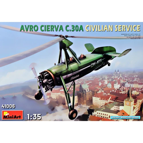 Автожир MINIART гражданской службы avro Avro Cierva C.30A