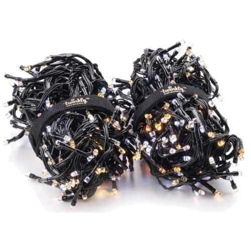 Гирлянда Smart LED Twinkly Cluster AWW 400 Gen II IP44 кабель черный: Применение для дома