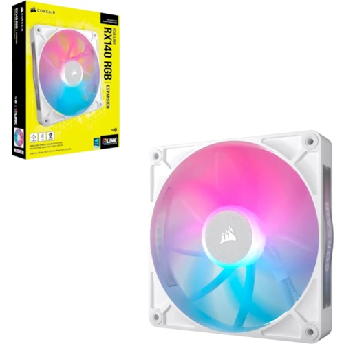 Кулер Corsair iCUE Link RX140 RGB PWM White (CO-9051023-WW): Призначення для корпуса