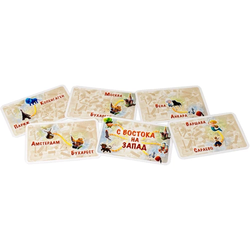 Настольная игра Hobby World Ticket to Ride Junior: Европа (1867): Вид логические