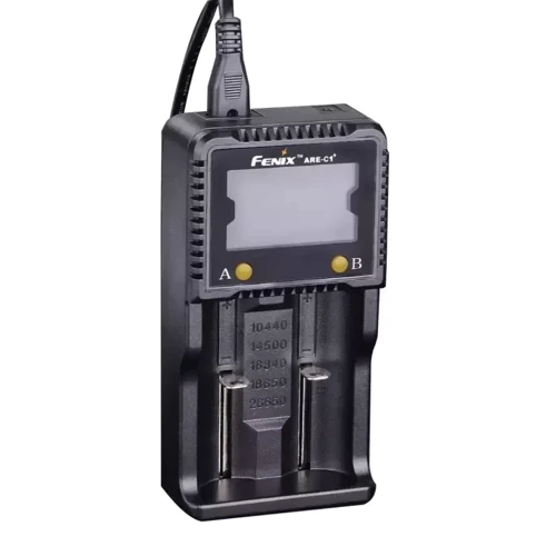 Аксесуар для ліхтарів Зарядний пристрій Fenix ARE-C1+ (26650, 18650, 16340, 14500, 10440, AA, AAA, C): Тип аксесуара зарядное устройство