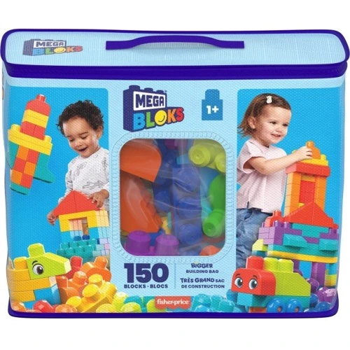 Конструктор Mega Bloks Bigger building bag 150 деталей (HHM96)