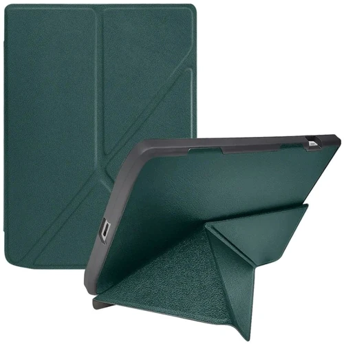 Аксесуар до електронної книги BeCover Ultra Slim Origami Dark Green для PocketBook 743G InkPad 4/InkPad Color 2/InkPad Color 3 (713084)