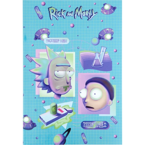 Блокнот Kite Rick and Morty А5 64 листи (RM23-193-2)