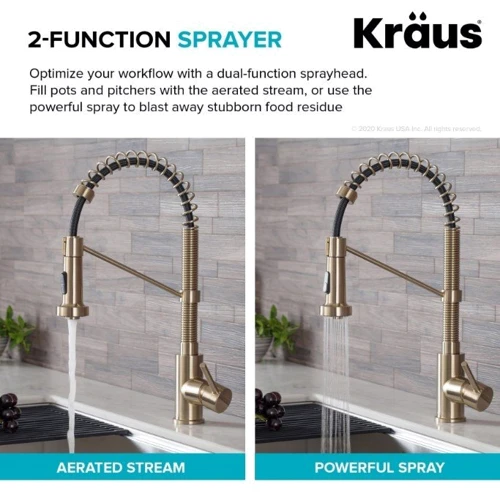 Змішувач для кухонного миття Kraus KPF-1610SFACBMB