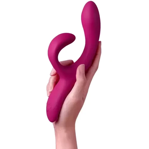 We-Vibe Nova 2 - Універсальний вібратор-кролик зі смарт-керуванням і гнеться вагінальним стимулятором, 21.7х3.9 см, (фіолетовий)