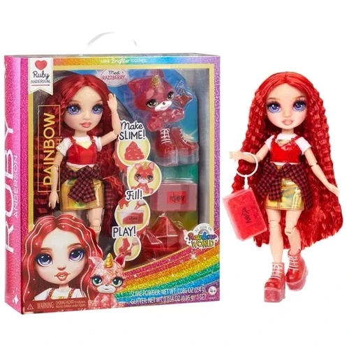 Игровой набор с куклой Rainbow High серии Classic Руби (со слаймом) (120179): Высота, см 28