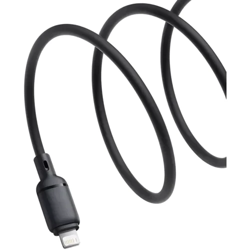 Кабель Baseus USB Cable to Lightning Silky Series 2.4A 2m Black (P10377702113-01) фото 3