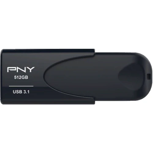 USB-флешка PNY USB3.1 Attach 4 512GB Retail: Обсяг пам'яті 512 GB