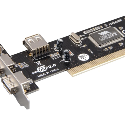 Frime ECF-PCITOUSB001 PCI to USB2.0 (ECF-PCITOUSB001): Разъемы USB 2.0