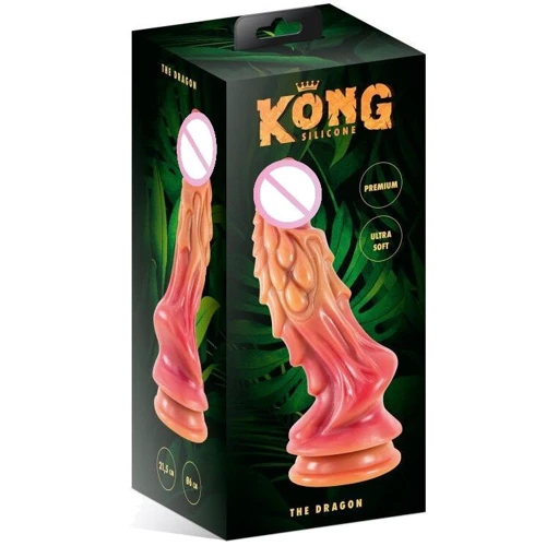 Фэнтезийный фаллоимитатор Kong Silicone The Dragon