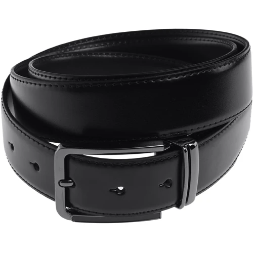 Чоловічий ремінь Borsa Leather чорний (v1n067-1)