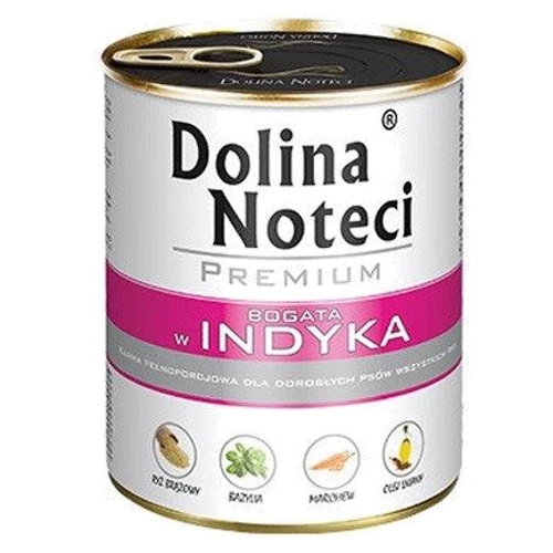 Вологий корм Dolina Noteci Premium для собак з індичкою 800 г DN 800 (021)