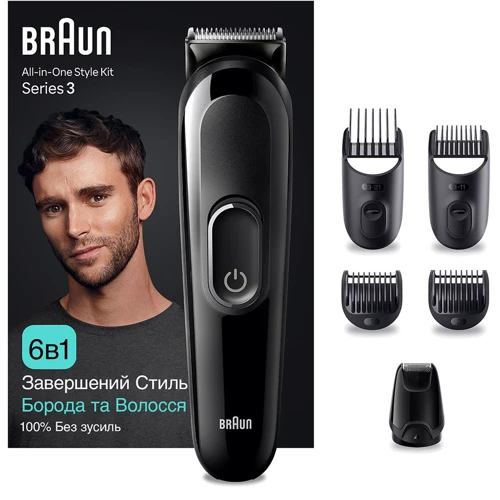 Машинка для стрижки (триммер) Braun MGK 3410: Тип 6 в 1