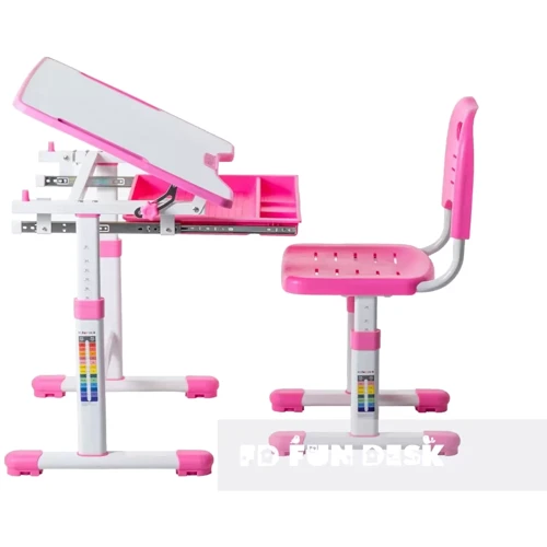 Комплект парта + стул трансформеры Sole Pink-s FUNDESK