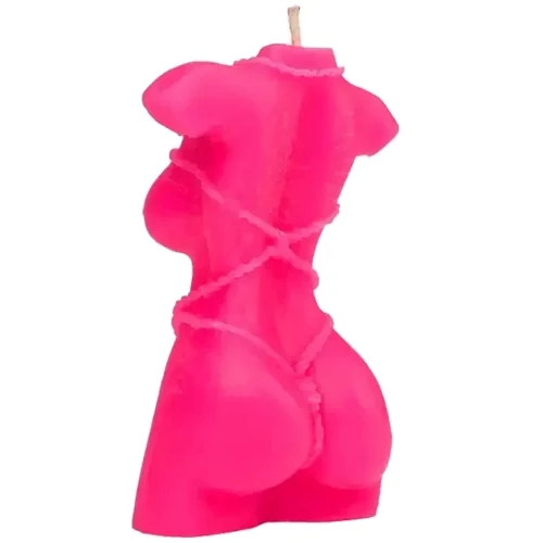 Свеча LOVE FLAME - Shibari II Pink Fluor, CPS13-PINK