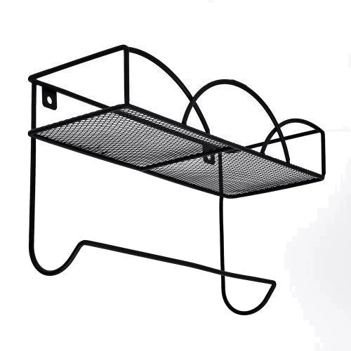 Полка настенная Stenson с держателем 25х10 см (R88701 black): Тип Полочка, Бумагодержатель