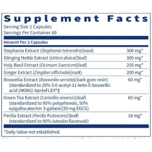 Klaire Labs Advanced Inflammation Протизапальний комплекс 120 капсул: Форма випуску капсули