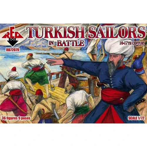 Набор фигурок Red Box Турецкие моряки в бою, 16-17 века (RB72079)
