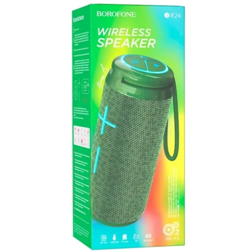 Акустика Borofone BR24 Dark Green: Тип портативная