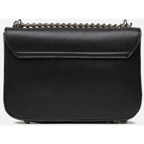 Женская сумка кросс боди GUESS ECO ELEMENTS CNVRTBL XBDY FLAP черная (HWEVG876721-BLA): Застежка Магнитная