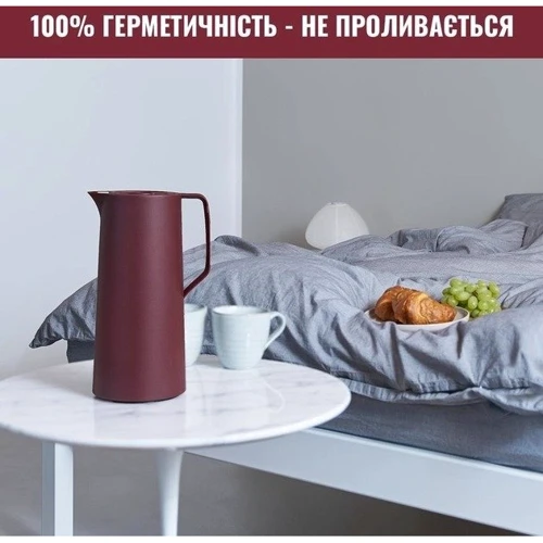 Термос Термоглечик Tefal Motiva 1 л бордовий (N4170210): Додатково 16.74 x 12.6 x 27.37 см