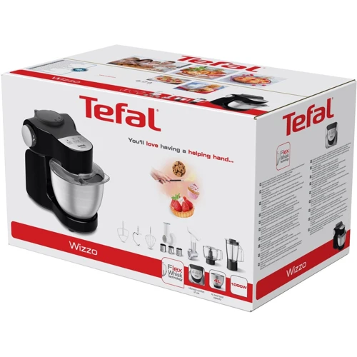 Кухонный комбайн Tefal Wizzo QB319838: Конструкция стационарный