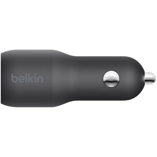 Зарядний пристрій Belkin Car Charger USB-C та USB 32W Black (CCB003BTBK): Особливості Швидка зарядка, Power Delivery (PD), USB-C
