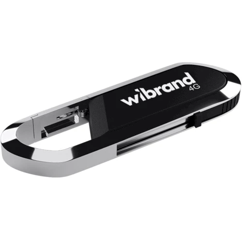 USB-флешка Wibrand 4GB Aligator USB 2.0 Black (WI2.0/AL4U7B)