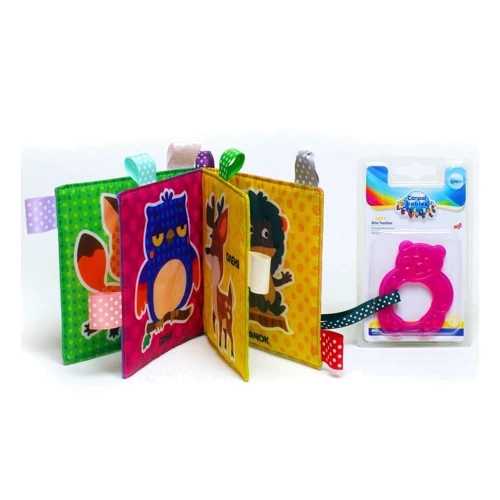 М'яка книга Книжковий небоскреб Зайчик з прорізувачем 8 стор (6102275)