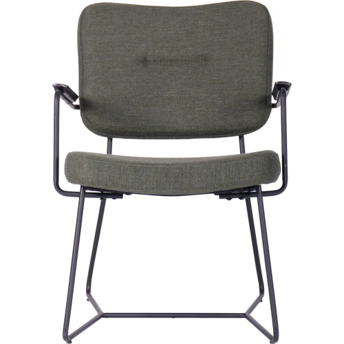 Стул AMF Alphabet I black/olive (545768): Материал каркаса металл, дерево