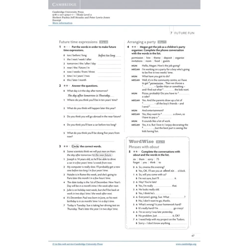 Think 2: Workbook with Online Practice: Количество страниц 128