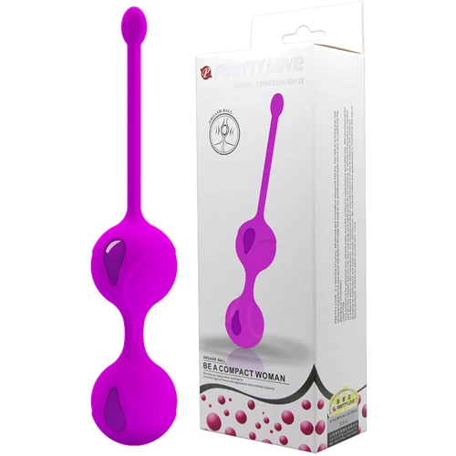 Вагинальные шарики Pretty Love Kegel Tighten Up II Balls (фиолетовые)