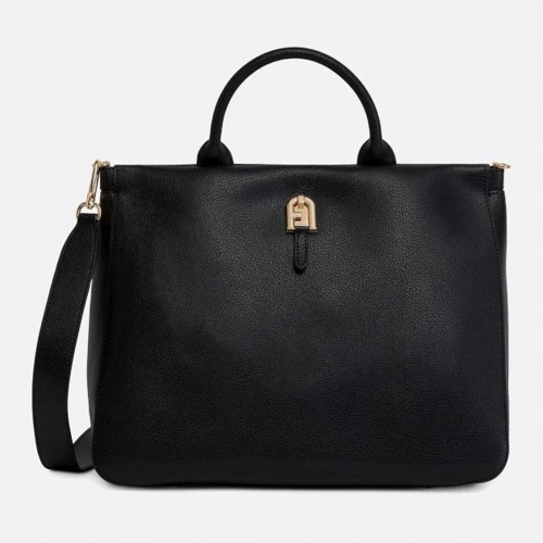 Женская сумка тоут Furla Palazzo L Tote черная (WB00361AX0732O6000)
