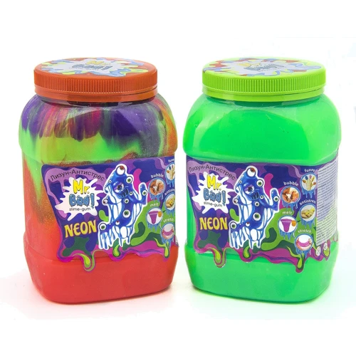 Лізун-антистрес Mr.Boo GLITTER з блискітками в банку 1000 г (80050): Виробник Mr.Boo