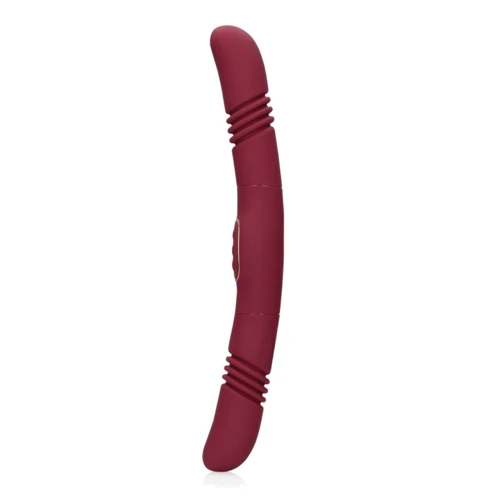Двухсторонний вибратор Loveline Burgundy