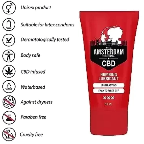 Лубрикант с пролонгирующим эффектом Original CBD from Amsterdam - Numbing Lubricantl, 50 ml