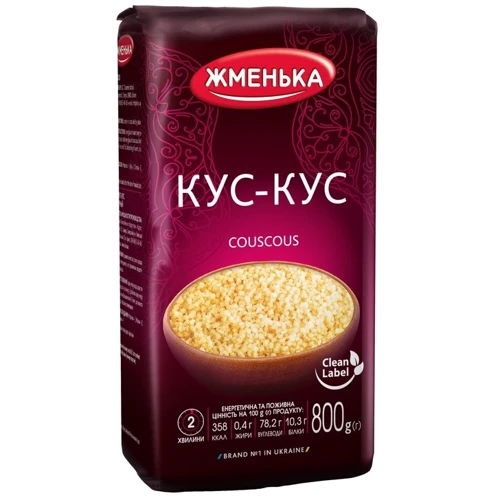 Кус-Кус пшеничний Жменька Преміум 800 г (4820152180049): Вид Кус-кус