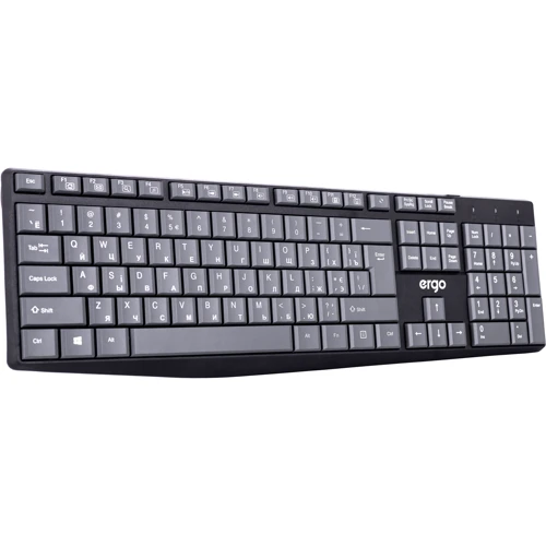 Клавиатура Ergo K-210 USB Black (K-210USB): Подключение проводное
