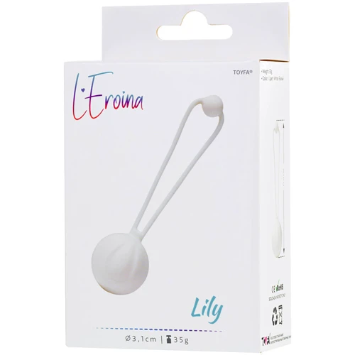 Вагінальна кулька L'Eroina Lily White