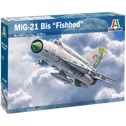 Модель Italeri Винищувач МіГ-21біс "Fishbed" (IT1427)